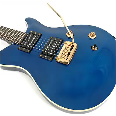 blue electric guitar