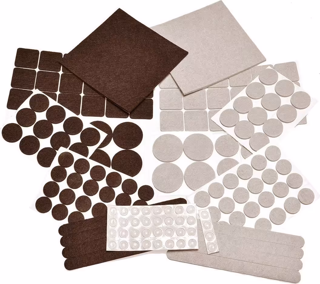 variety size felt pads
