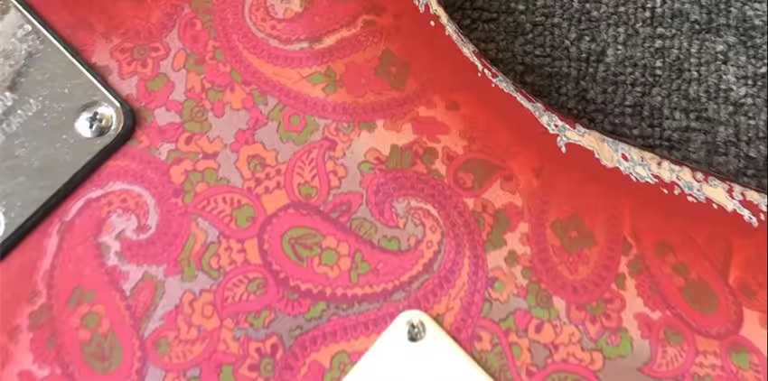 paisley electric guitar