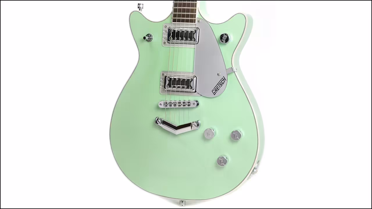 gretsch electromatic double jet broadway jade electric guitar