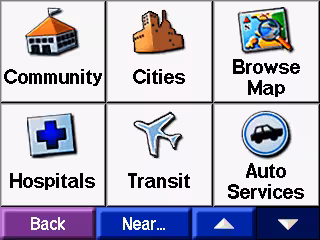 garmin streetpilot c340 browse map