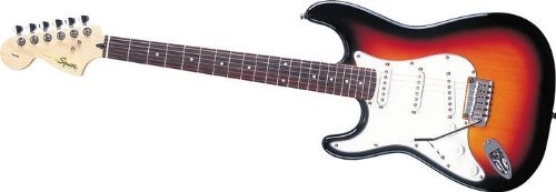Squier by Fender Standard Stratocaster Left Handed Rosewood, Antique Burst