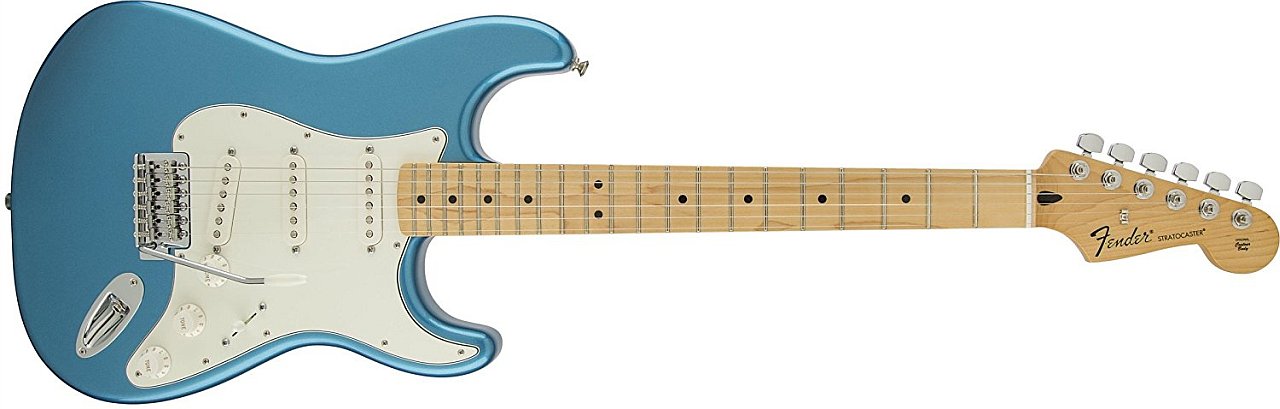 Fender Standard Stratocaster, Lake Placid Blue, one-piece maple neck