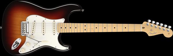 fender american stratocaster sunburst electric guitar