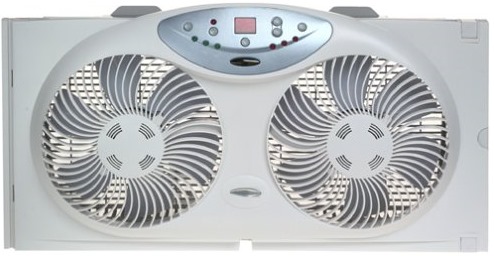 Twin Window Fan with Remote Control