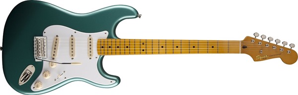 Squier by Fender Classic Vibe 303000546 50's Strat Solid-Body Electric Guitar, Green