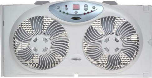 Bionaire BW2300 Twin Window Fan with Remote Control