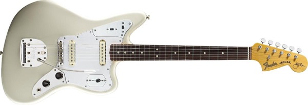Fender Johnny Marr Jaguar, Rosewood Fingerboard - Olympic White