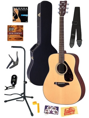 Yamaha FG700S Folk Acoustic Guitar Bundle