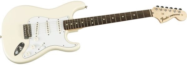 fender stratocaster 70s olympic white rosewood fretboard electric guitar