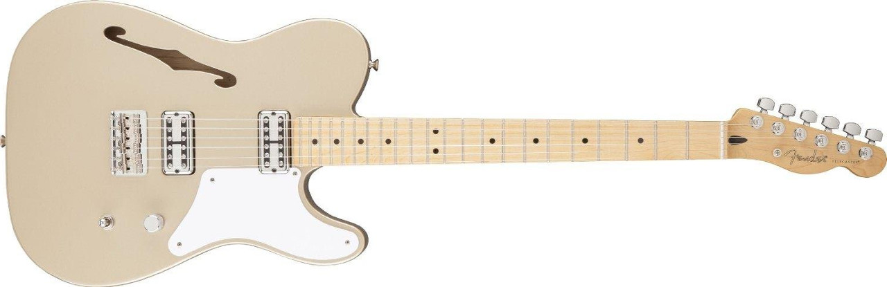 Fender Cabronita Telecaster Thinline, Maple Fingerboard - Shoreline Gold