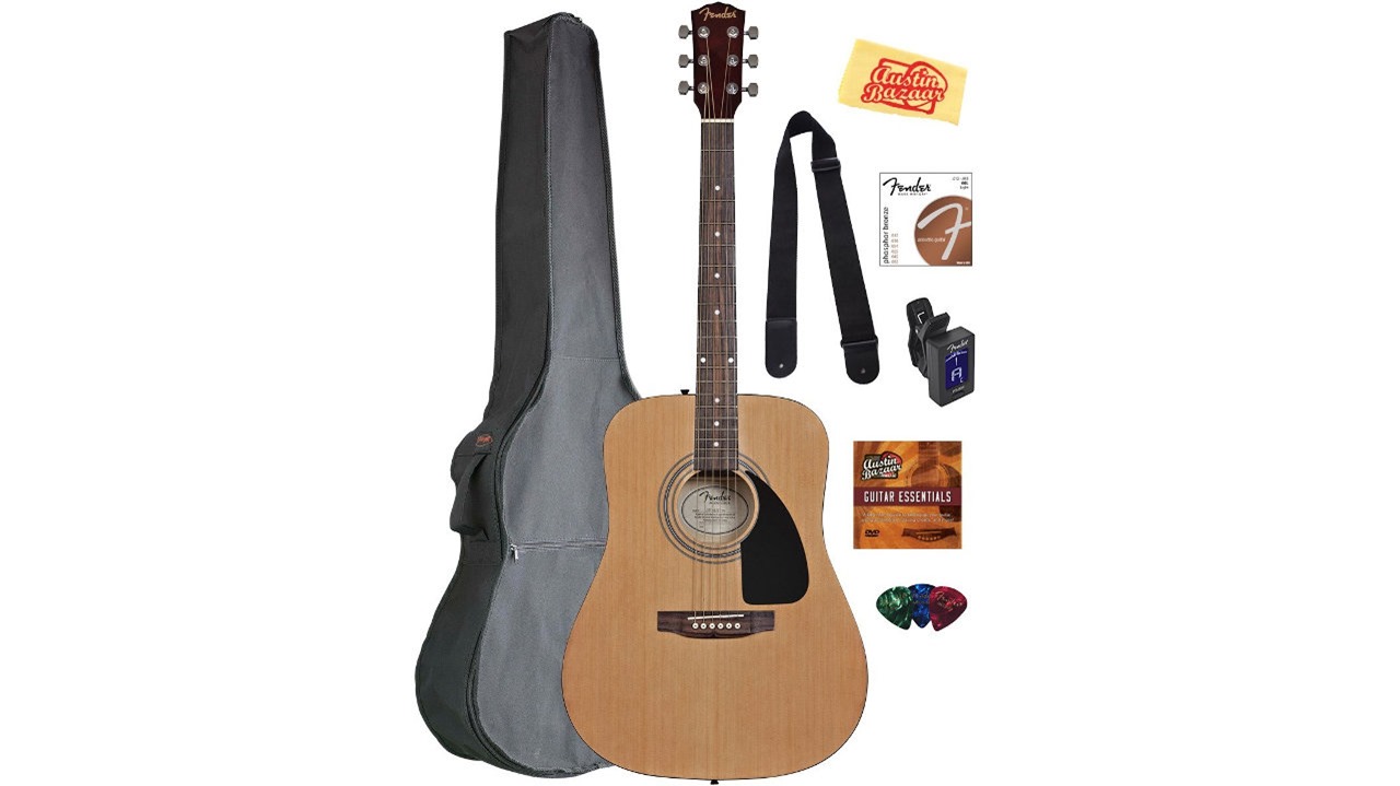 Fender FA-100 guitar bundle