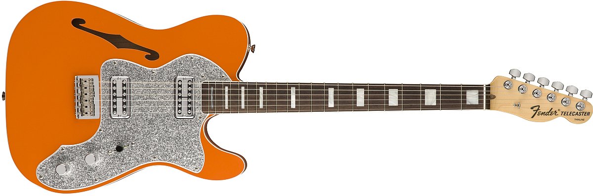 Fender Limited Edition Tele Thinline Super Deluxe, Rosewood Fingerboard, Orange