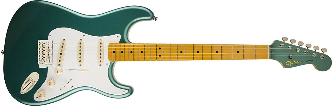 Fender Squier Classic Vibe 50's Stratocaster Electric Guitar - Sherwood Green Metallic - Maple Fingerboard