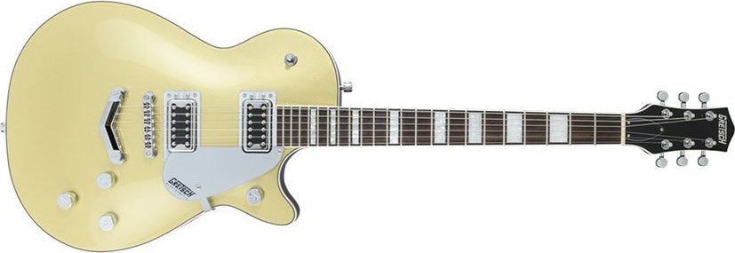 Gretsch G5220 Electromatic Jet BT Single-Cut w/V-Stoptail Electric Guitar - Casino Gold/Black Walnut