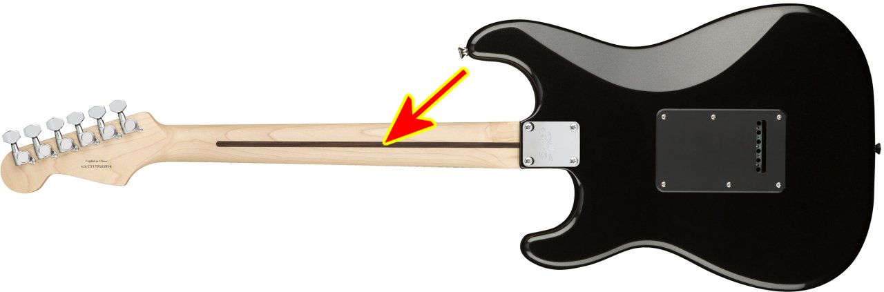 Squier Contemporary Stratocaster HH back