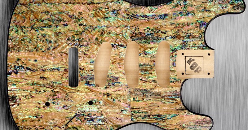 XGP REAL ABALONE SHELL Strat Style Body 3 Single Coils