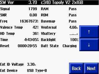 garmin streetpilot c340 diagnostics