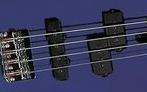 straight/split-coil bass pickup configuration