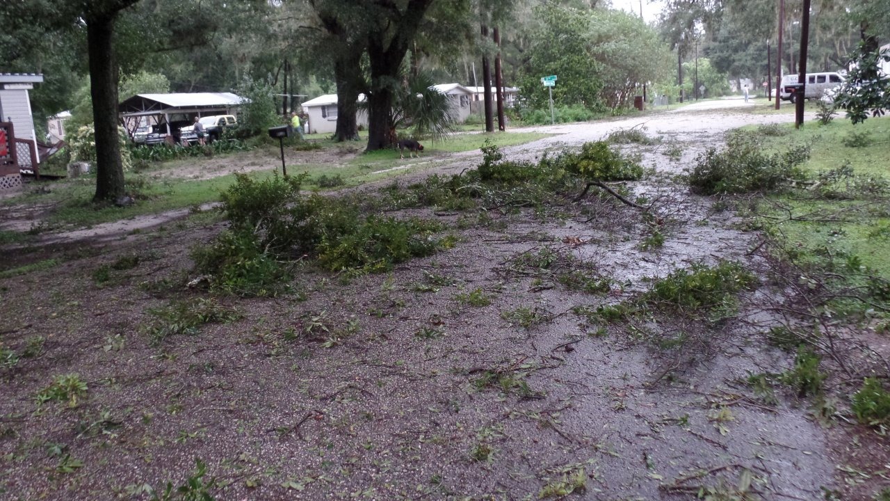 Day after Hurricane Irma